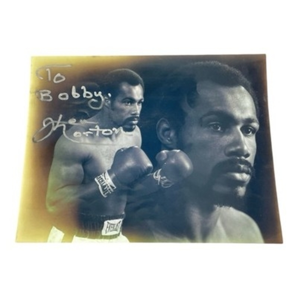 Ken Norton Autographed Signed 8x10 Boxing Photo Everlast Trunks To Bobby - Picture 1 of 1